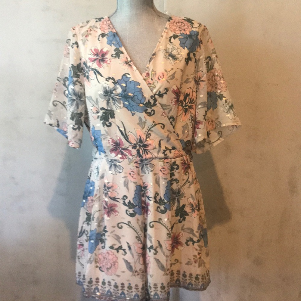 Charlotte Russe Floral Romper